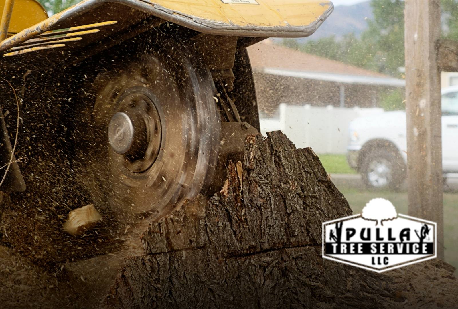 Crane-assisted tree removal safety during operation