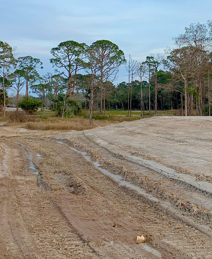 after view of a property cleared with professional lot clearing services.